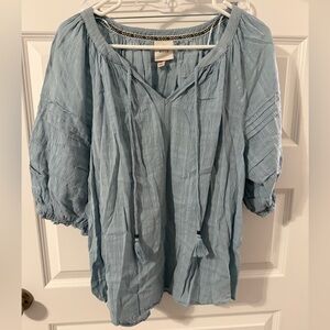 Knox Rose Sky Blue Women's Blouse